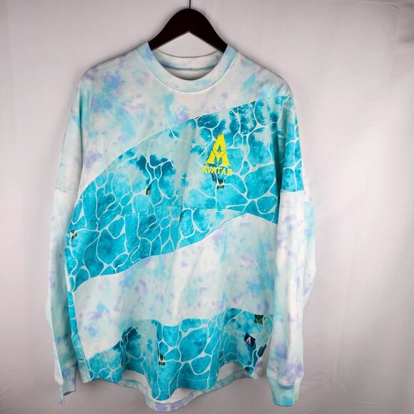 Disney Avatar Spirit Jersey The Way Of Water Large Turqoise 2023 Tie-Die - Picture 5 of 12